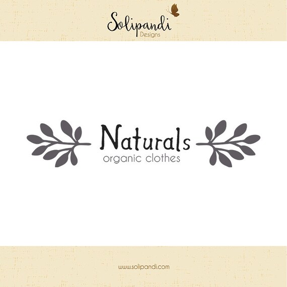 Premade Logo Watermark Handmade Business Organic Etsy