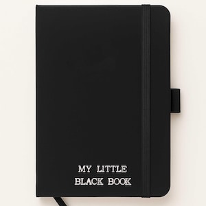 Personalized “Little Black Book” Notebook – Custom Name, Funny or Secret Journal for Men & Women, A6 Lined Notebook image 7