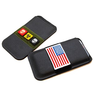 Phone Sleeve for iPhone, Galaxy, OnePlus and More with Velcro for EDC Patches, Ranger Eyes, Badges. Custom Sizing Available image 7