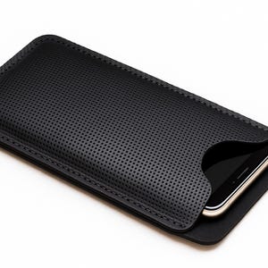 Leren hoes voor iPhone 16/15/14 Pro Max/13 Mini/12 Pro/11/SE/Samsung Galaxy/Pixel. Aangepaste telefoonformaten beschikbaar