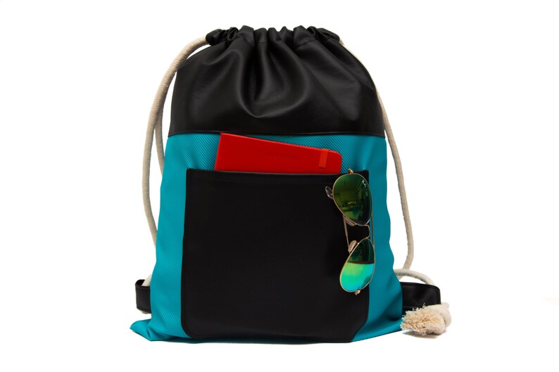 drawstring backpack men
