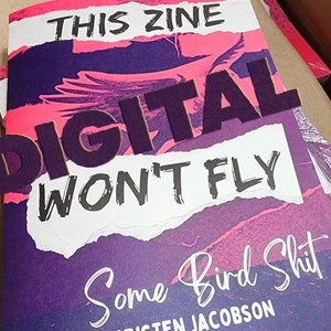 Digital Zine--This Zine Won&#39;t Fly: Some Bird S**t by Kristen Jacobson