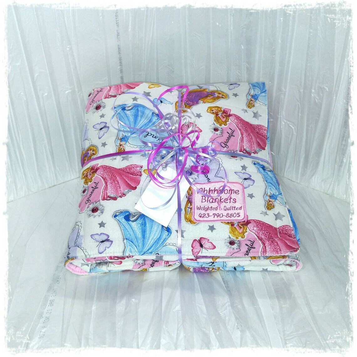 Weighted Blanket Disney Princess Blanket ULTRA-MINI 24 x 36 | Etsy