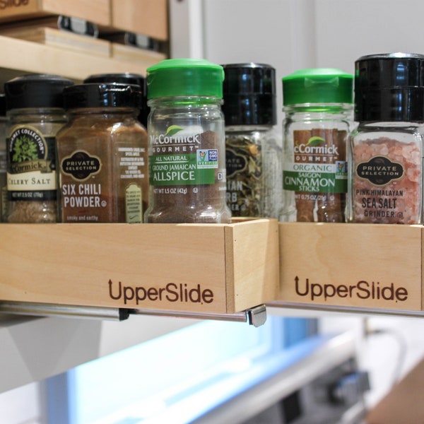 Wooden Spice Rack Etsy