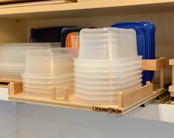 Pull Out Cabinet Drawer Organizer, UpperSlide Cabinet Pullouts Medium Container Caddy (US 202) - FREE SHIPPING