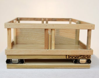 Pull Out Spice Rack Organizer Upperslide Cabinet Caddies Small Pull Out Cabinet Organizer US 303S Fits Most 12 inch Cabinets Etsy