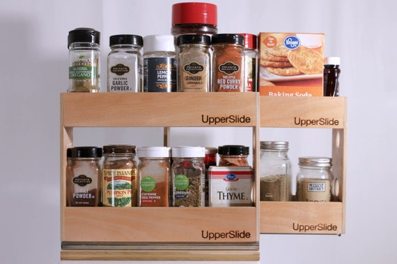 Upperslide Cabinet Caddies Pull Out Spice Rack Etsy