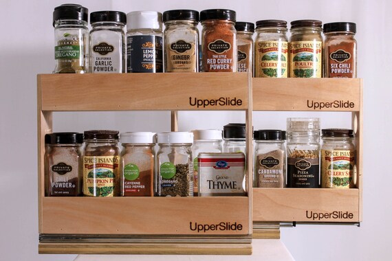 Upperslide Cabinet Caddies Pull Out Spice Rack Etsy