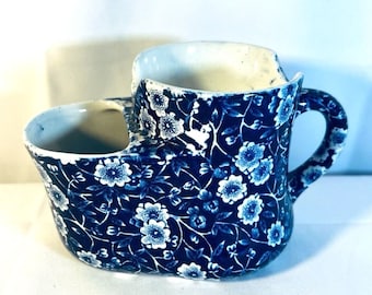 バーレイ ブルー カリコ ヴィンテージ アフタヌーンティー チャイナ