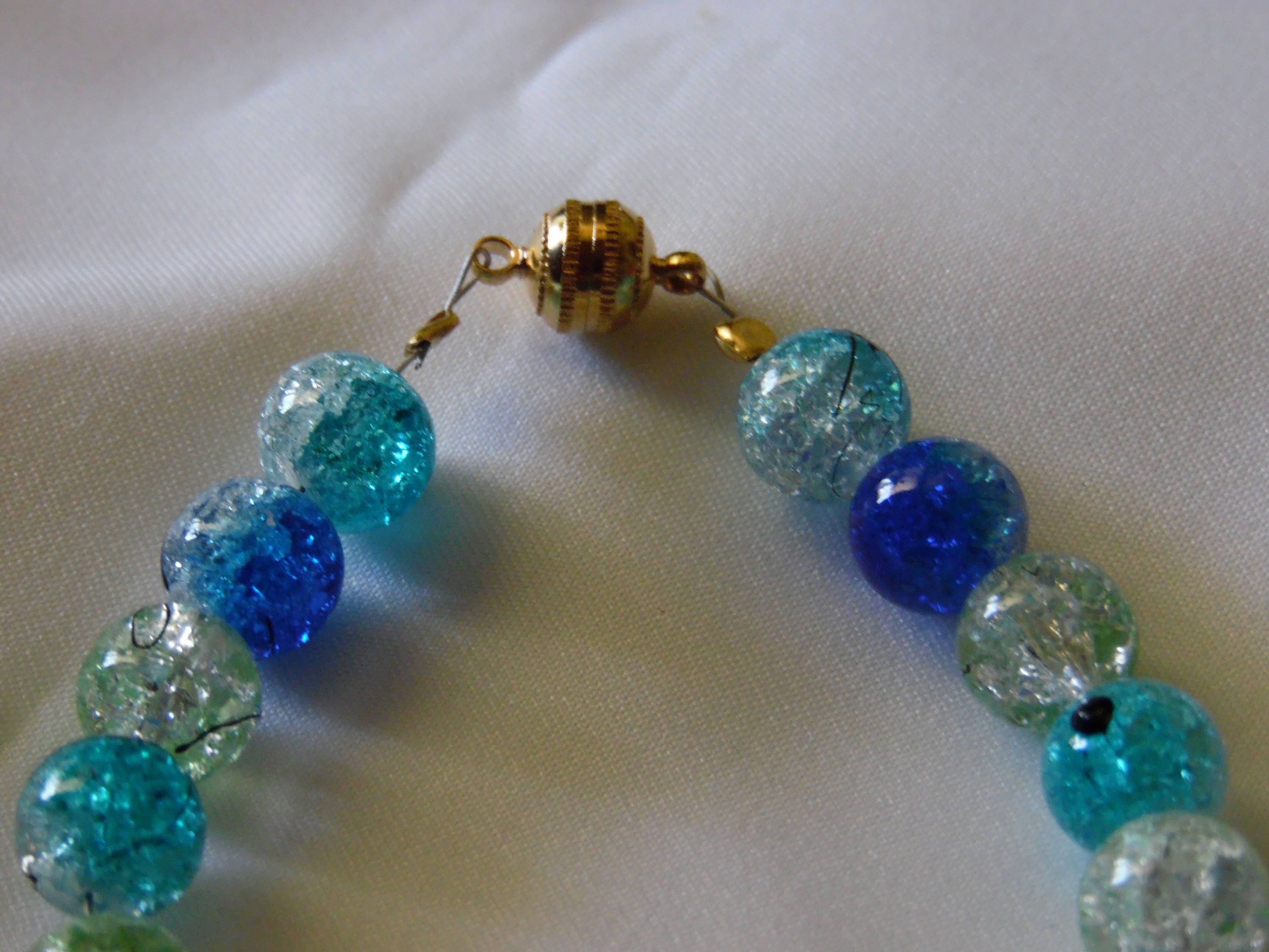 Handmade Beaded Bracelet Closure 8 Inches Long