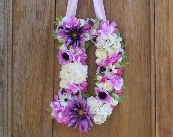 Floral Initial, Floral Letter, Floral Monogram, Flower Initial, Wedding Decor, Bridal Shower Decor, Flower Letter, Nursery Decor, Wall Decor