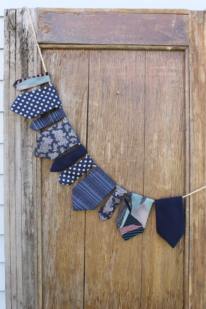 Tie Garland Nursery Garland Nursery Decor Party Garland Etsy