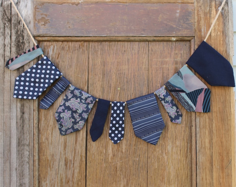 Tie Garland Nursery Garland Nursery Decor Party Garland Etsy