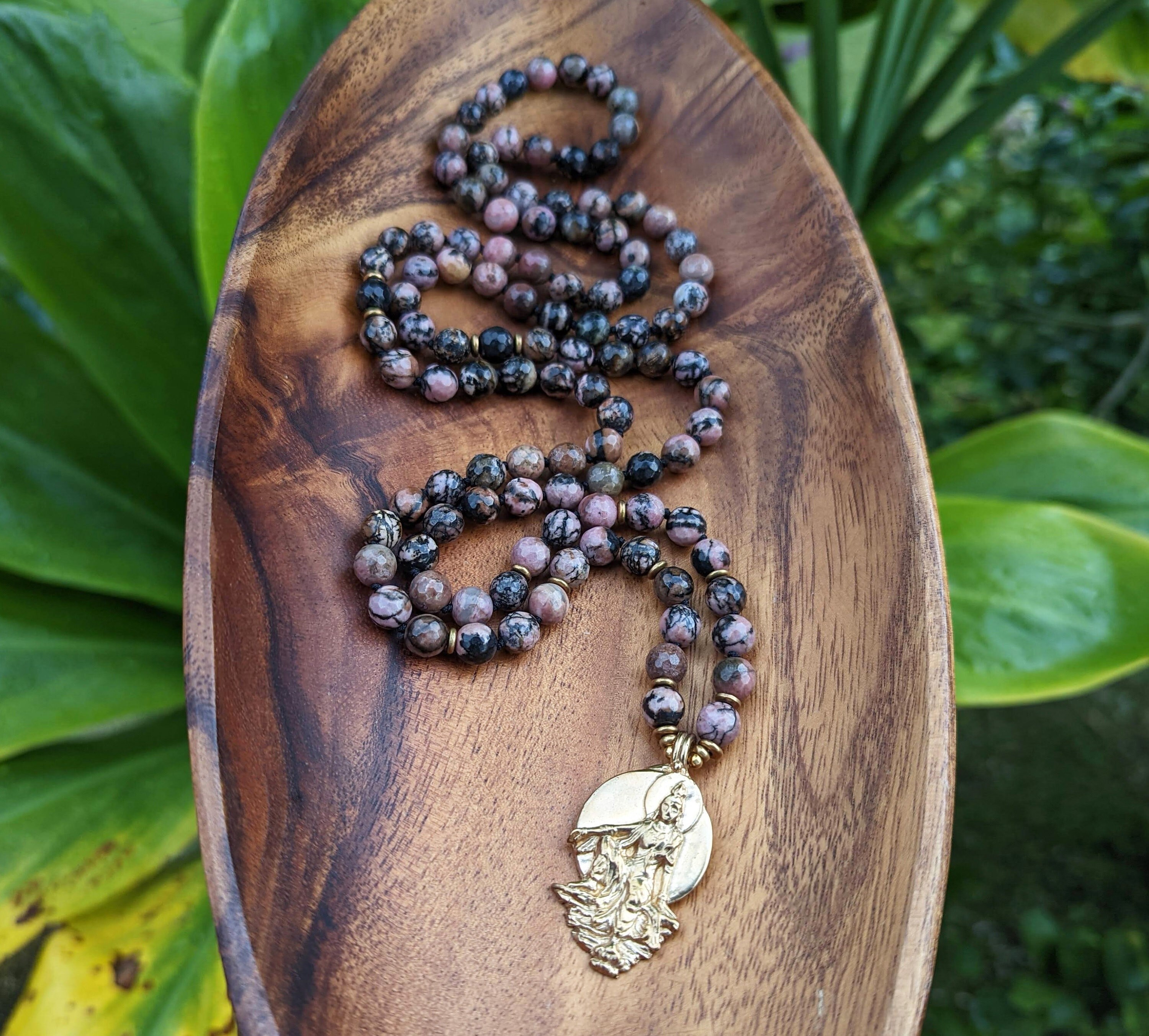 HEART OF COMPASSION Guanyin Kuan Yin Mala Beads Guan Yin Etsy