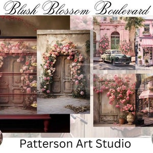 BLUSH BLOSSOM BOULEVARD - New! Redesign with Prima  Decoupage Fiber - Decor Tissue Paper Multi Pack -European Decoupage 19.5 "x 30" 3 sheets