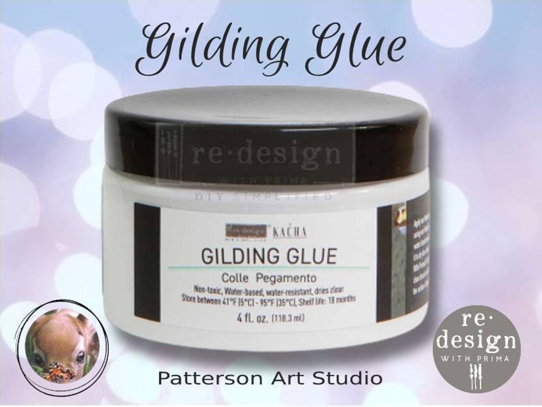 GILDING GLUE by Kacha for Redesign With Prima for Use With Gold Leafing