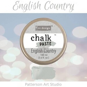 Chalk Paste - ENGLISH COUNTRY - Re-Design with Prima - for Stenciling  Silk Screening and More