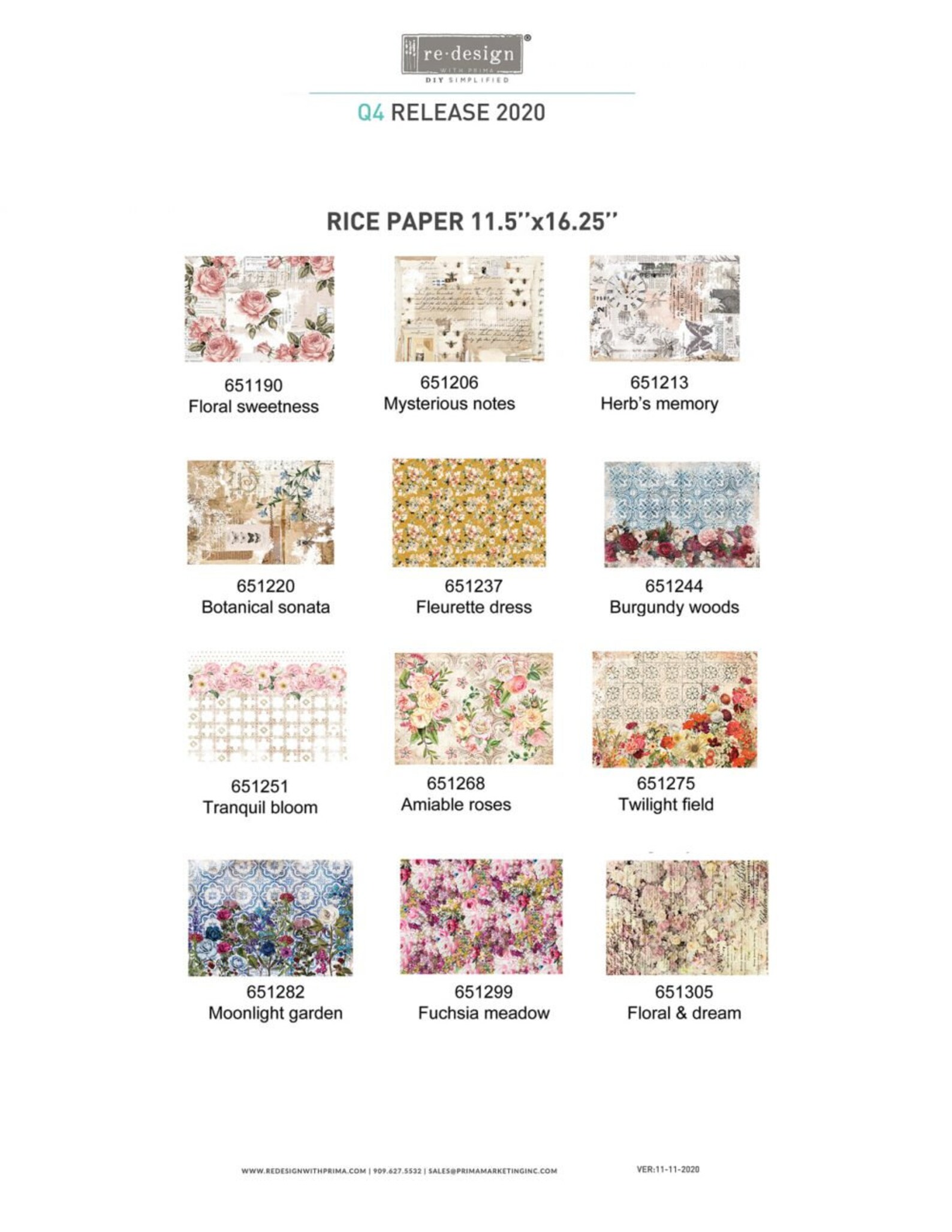 Redesign With Prima Decoupage Floral Decor Rice Paper Amiable - Etsy