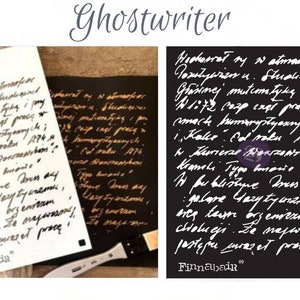 Redesign with Prima Reusable Furniture Decor writing Stencil by Finnabair GHOST WRITER 6&quot;x 9&quot;