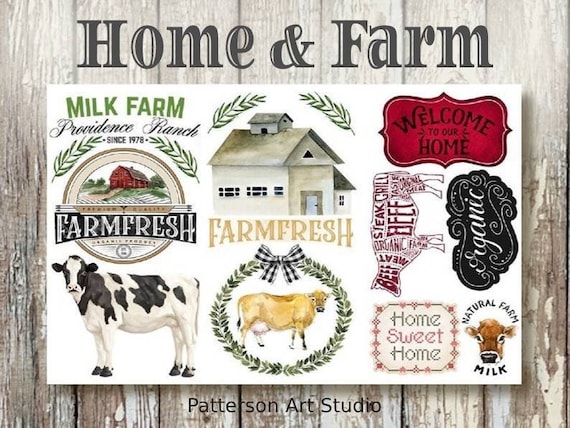 Decals for Furniture OUT ON the FARM by Redesign With Prima 