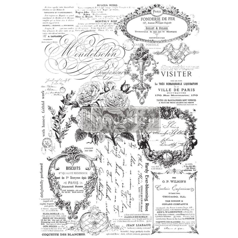 Rub on French Furniture Transfer by Redesign With Prima - Etsy