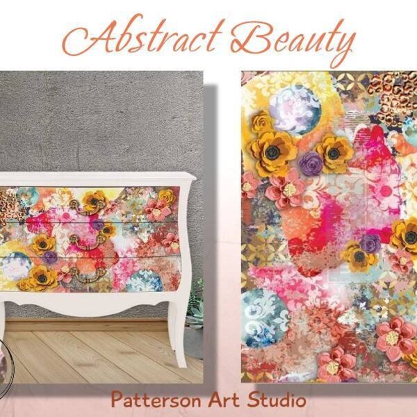 Large Decoupage Paper for Furniture Etsy