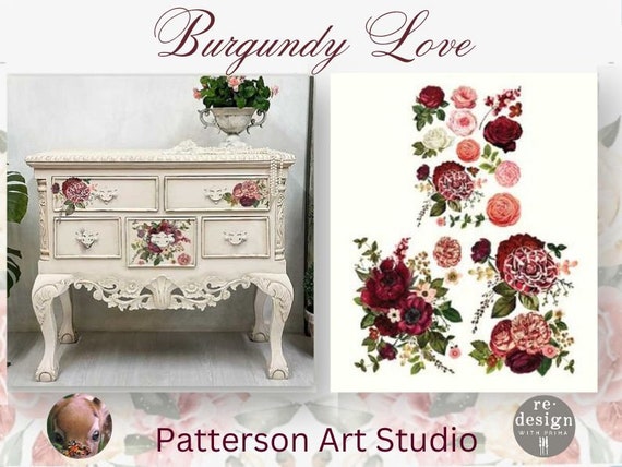 Furniture Decals CHATELLERAULT ROSES by ReDesign with Prima