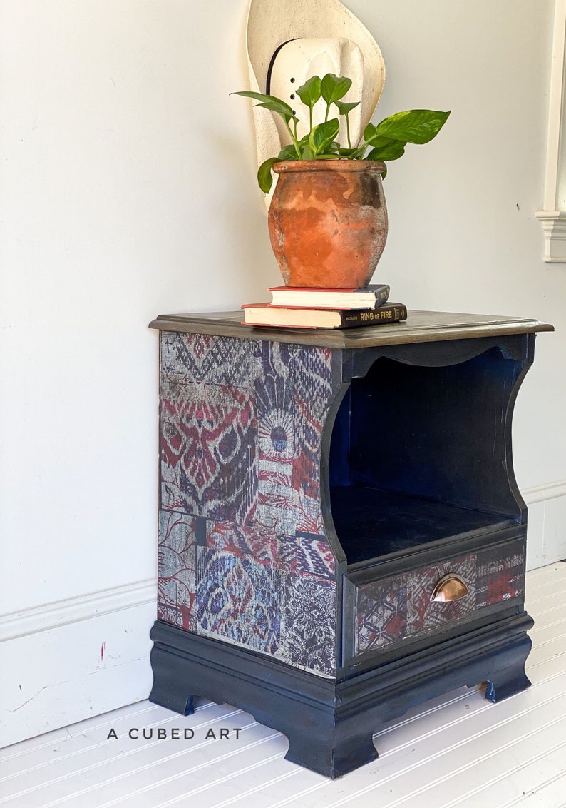 Rub on Furniture Transfer Boho Americana Furniture Decal Etsy