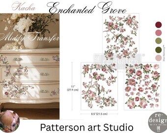 Prima Marketing Re-Design Decor Transfers 6X12 3/Sheets-Spring Awakening