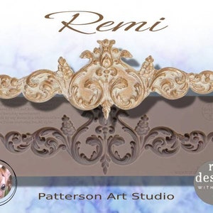 REMI - Silicone Mold - Redesign with Prima Silicone Furniture, Decor, Chocolate, Fondant Mould - Remi 2.5&quot; x 8&quot;