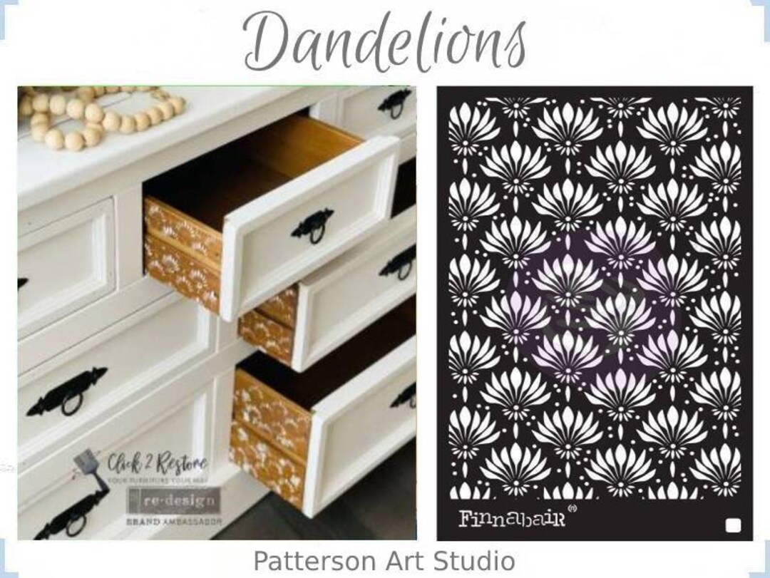 Redesign With Prima Reusable Furniture Decor Stencil - Etsy