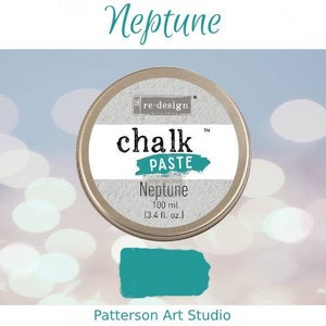 Chalk Paste - NEPTUNE - Re-Design with Prima - for Stenciling  Silk Screening and More