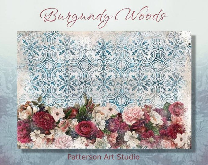 Redesign With Prima Decoupage Floral Decor Rice Paper Amiable Roses 11 ...