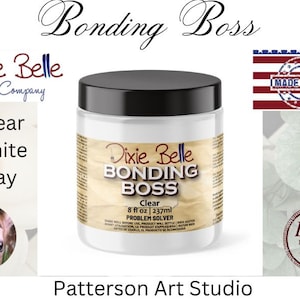 BONDING BOSS - By Dixie Belle Paint Company - All in One Problem Solver Stain Blocker - Primer - Bonding - agent for Furniture and Decor