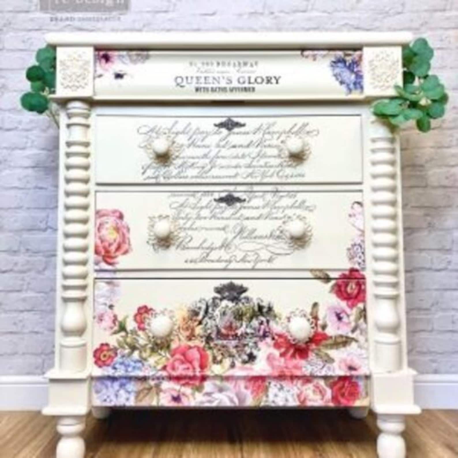 Rub on French Furniture Transfer Paris Furniture Decal Etsy