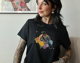 Rainbow Raven T-Shirt