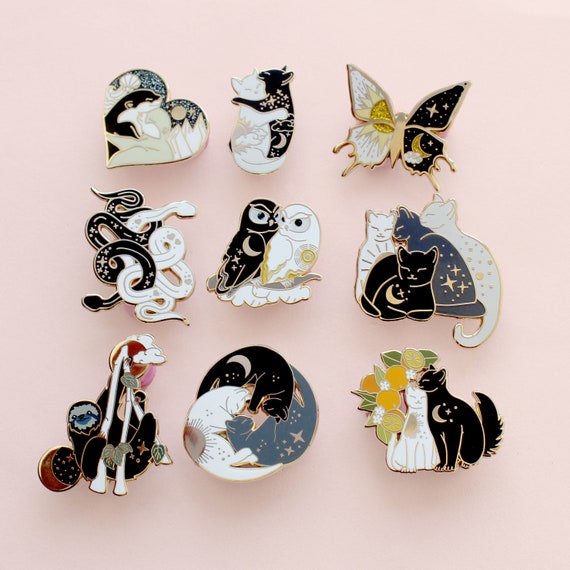 Any 2 Pins Pin Deal Pin Set Pin Gift Cute Pins Pin Gift Set Cat