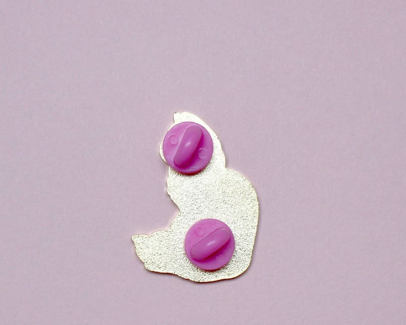 Celestial cat enamel pin Star cat Starry cat Moon phases Galaxy cat pin Astrology pin Astrology Space cat Black cat pin Cat constellation image 5