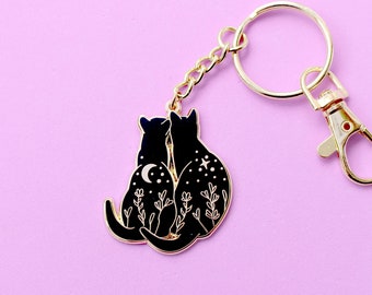 【BLACKPURPLE】24FW★ Signature Cat Heart charm Keyring il_340x270.6102568354_sqjr.jpg
