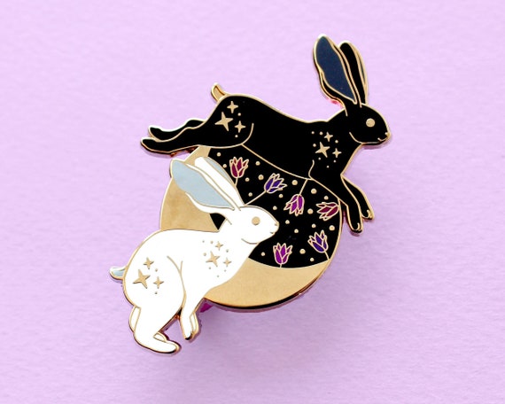 Star Bouquet Bunny Enamel Pin Star Bouquet Bunny Enamel Pin