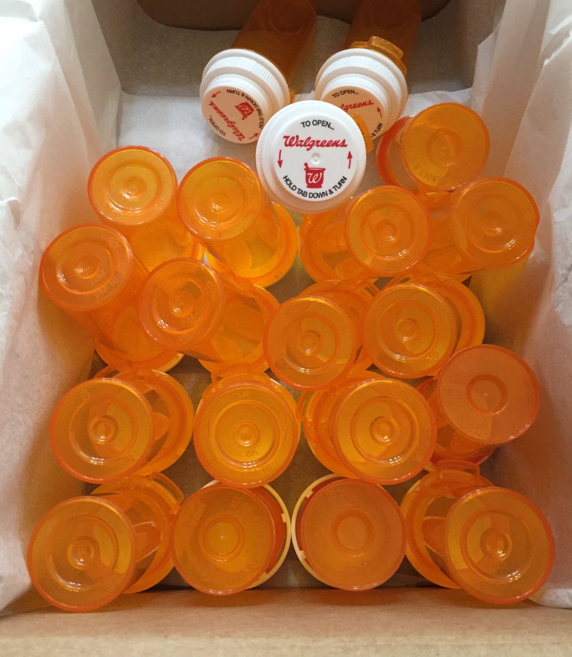 Prescription Bottles Upcycled Plastic Medicine Bottles Empty Etsy