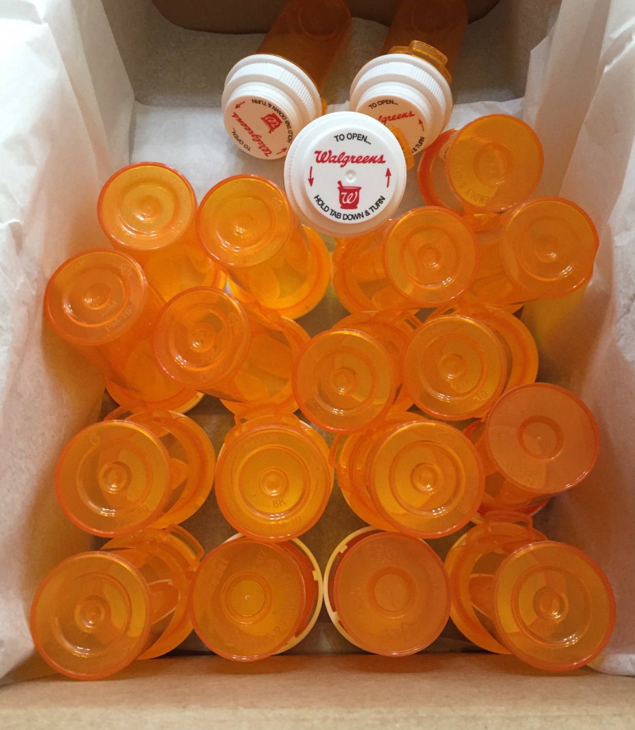 Prescription Bottles Upcycled Plastic Medicine Bottles Empty Etsy