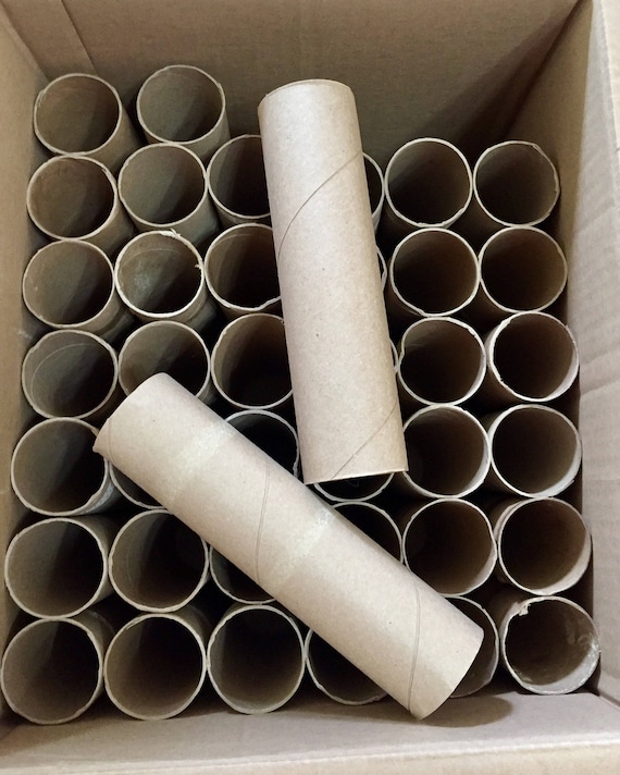26 Recycled Paper Towel Rolls, X-sturdy PT Tubes, Cardboard Rolls 