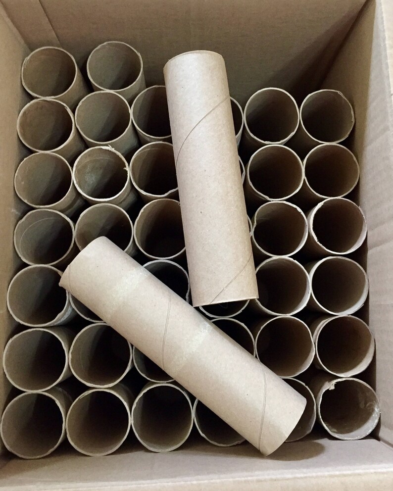 26 Recycled Paper Towel Rolls, Xsturdy PT Tubes, Cardboard Rolls Etsy