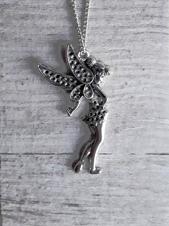 Collar Campanilla colgante Collar niña mujer-plata antigua | Etsy España