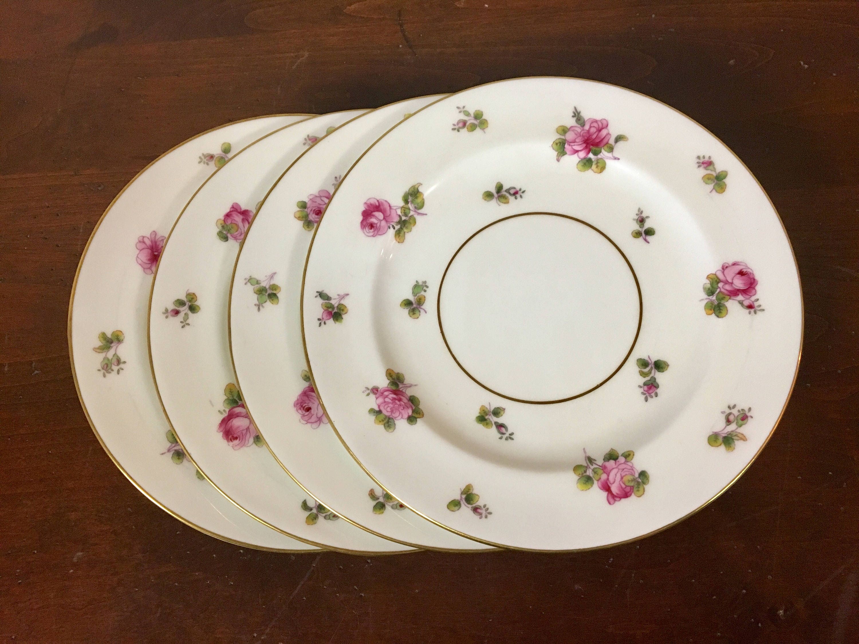 Mintons China England Salad Plates Set of 4 Gilman Etsy