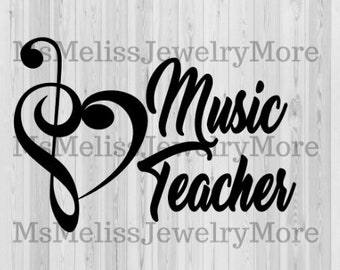 Download Music teacher svg | Etsy