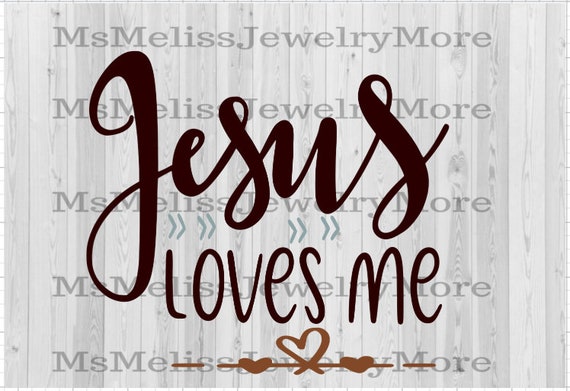 Download Free Jesus Loves Me Svg Cut File Cutting Files Handlettered Svg Etsy SVG Cut Files