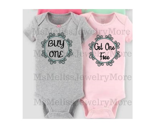 Download Buy One Get One Free Svg Cutting File Twin Baby Baby Etsy