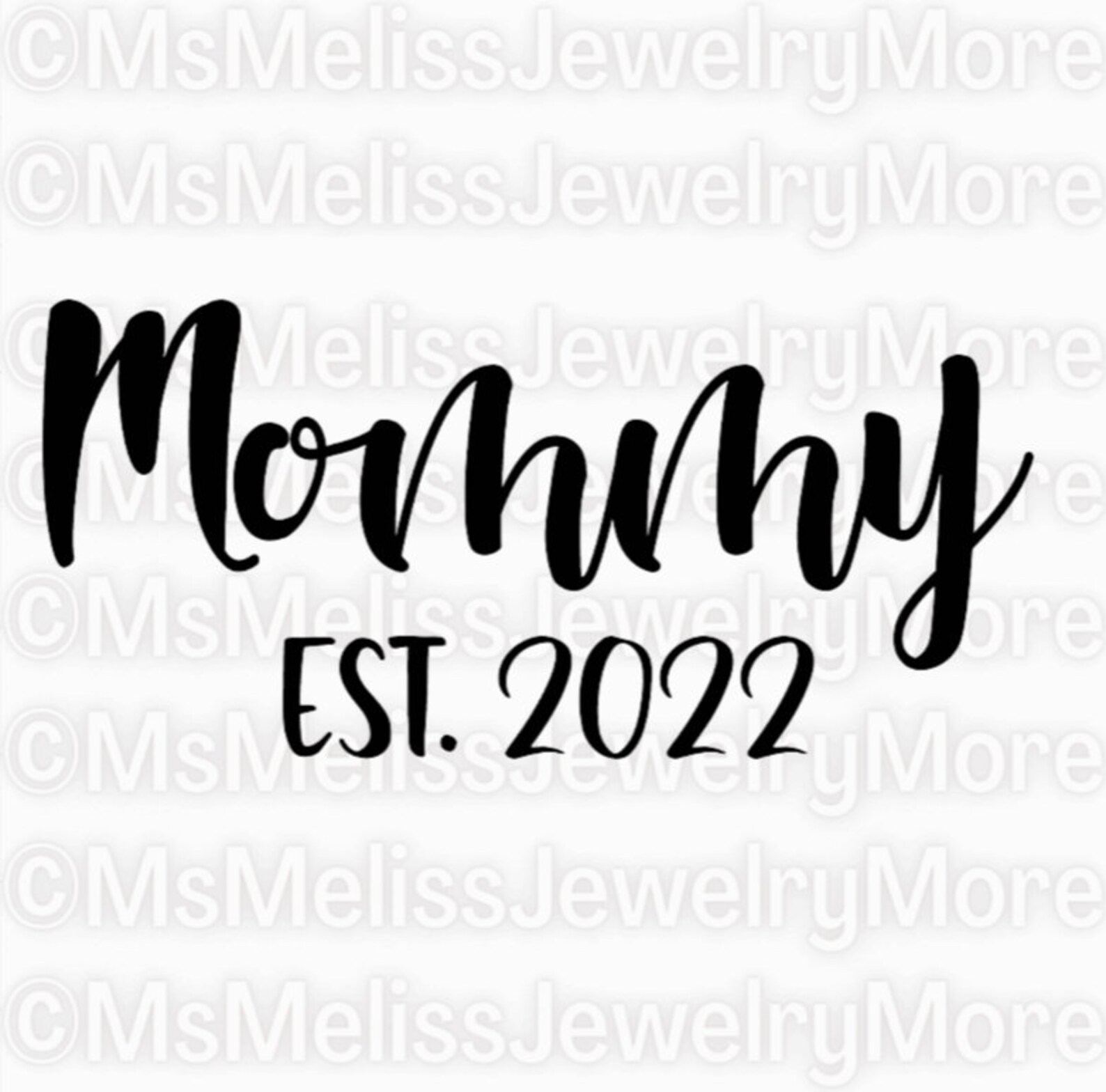 Mommy Est 2022 SVG madre SVG Nueva mamá Gift Shirt Mug Vinyl | Etsy